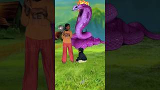 लड़कियां कैसे बची खतरनाक चुड़ैल giant snake और खूंखार डायनासोर से funny vfx shorts [upl. by Aurilia]