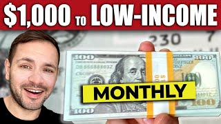 1000Month to LOW INCOME UBI  Stimulus Check Update [upl. by Airyt]