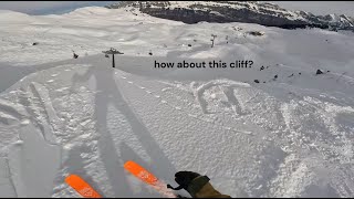 East Coast Skier Shreds Europe for the First Time  Flumserberg Switzerland  Black Crows Mirus Cor [upl. by Davenport]