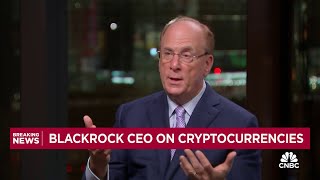 BlackRock CEO Larry Fink Bitcoin ETF approvals are stepping stones towards tokenization [upl. by Dirk]