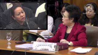 Miriam to Napoles Tell all before senators kill you [upl. by Gnilrets]