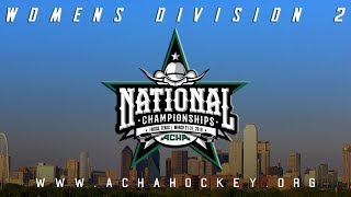 2019 ACHA Womens D2 National Championships Game 10 E1 BISHOPS vs W5 IOWA STATE [upl. by Rovelli925]