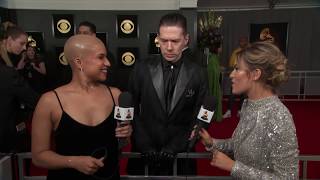 Ghost Red Carpet Interview  2019 GRAMMYs [upl. by Nonarb]