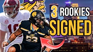 3 Rookies have Officially SIGNED their Contracts with the Minnesota Vikings [upl. by Yuh]