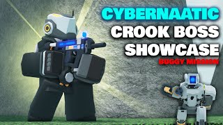 NEW Cybernatic Crook Boss Skin Showcase TDS  Roblox [upl. by Anirav]