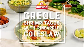 Cajun Shrimp Tacos with Pineapple Coleslaw [upl. by Waiter]