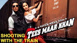 Tees Maar Khan Blog Shooting With The Train [upl. by Desai587]