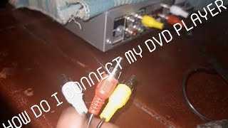 How do I connect my DVD player to TV without HDMI [upl. by Idissac]