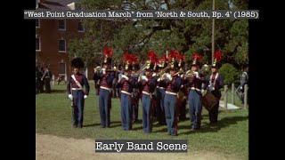 “West Point Graduation March” from ‘North amp South Ep 4’ 1985  Early Band Scene [upl. by Negaem]