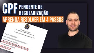 CPF PENDENTE DE REGULARIZAÃ‡ÃƒO COMO RESOLVER EM 4 PASSOS  2023 [upl. by Laidlaw937]