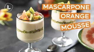 Mascarpone Orange Mousse  Food Channel L Recipes [upl. by Kcirdla564]