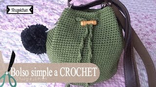 Bolso simple y bonito a CROCHET [upl. by Ikciv]