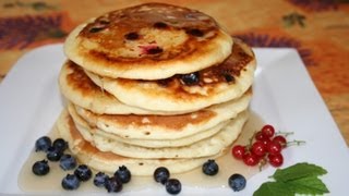 PALAČINKY RECEPT S JAVOROVÝM SIRUPEM KANADSKÝ PANCAKES [upl. by Sadnac]