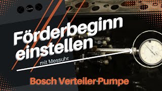 Förderbeginn einstellen am Cummins  Bosch VE Pumpe  Case Maxxum 5150 [upl. by Caras47]