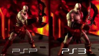 God of War Origins Collection  PSP versus PS3 [upl. by Aileon]