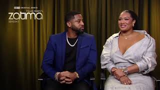 Devale Ellis and Crystal Renee Hayslett Talk New Season of Tyler Perrys Zatima [upl. by Costello186]