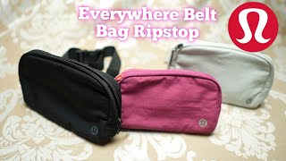 Lululemon Everywhere Belt Bag Ripstop 1L amp Mini Review [upl. by Trebliw88]