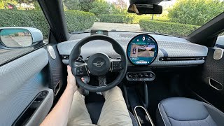 New Mini Cooper SE 2024 Test Drive POV [upl. by Sundin]