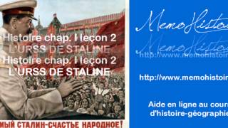 Audio  3ème histoire lURSS de Staline un Etat totalitaire [upl. by Hudson]