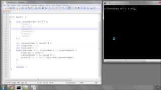 Beginning C Programming  Part 13  Hangman Game 1 [upl. by Llehcram]