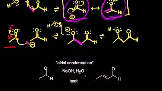 Aldol condensation  Alpha Carbon Chemistry  Organic chemistry  Khan Academy [upl. by Attenat648]