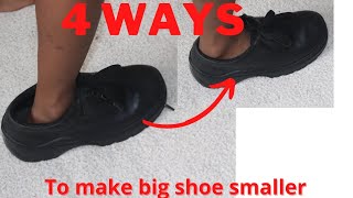 how to fix shoes that are too big  make shoes smaller [upl. by Yasmine]