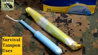 Survival Tampons 10 Uses for SHTF [upl. by Loar]