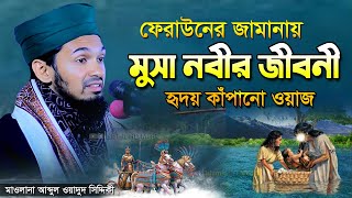 ফেরাউনের জামানায় মুসা নবীর জিবনীর ঘটনা  Musa Nobir Kahini  Abdul Wadud Siddiki Waz [upl. by Luigino290]