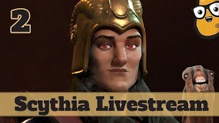 Civ 6 Livestream  Deity Scythia Part 2  Domination Victory [upl. by Eylatan842]