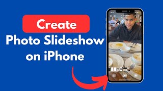 How to Create Photo Slideshow on iPhone Quick amp Simple [upl. by Nillad]