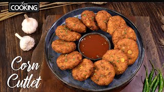 Crispy Corn Cutlet Recipe  Evening Snacks Recipe  Sweet Corn Vada  Corn Patties  Corn Recipes [upl. by Violette]