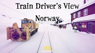 TRAIN DRIVERS VIEW Morning express from Bergen bound for Oslo [upl. by Alle]