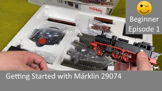 Getting started with Märklin starter set 29074 Beginner episode 1 [upl. by Neerhtak213]