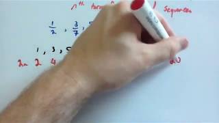 nth term for fractional sequences  Corbettmaths [upl. by Icyak]