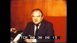 Tikhon Khrennikov about pianist Ivan Drenikov  Paris 1982 [upl. by Enirok]