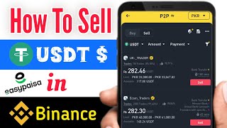 How to Sell USDT in Binance  Sell Doller on Binance P2P  How to withdraw from Binance [upl. by Lotti]