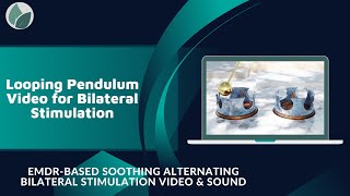 EMDR Therapy Bilateral Stimulation Tool with Bilateral Sound  Looping Pendulum [upl. by Osborne]