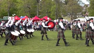 Buchan Peterson Pipe Band march off concluding their 2019 Grade 1 North of Scotland performance [upl. by Bagley]