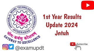 Jntuh 1st Year Result 2024 Update  jntuhupdates jntuh [upl. by Kecaj]