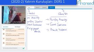 Yatırım Kuruluşları Online Ders 1 [upl. by Innavoeg]