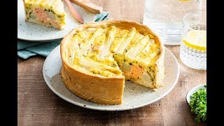 Quiche met zalm en witte asperges  Variatietip  Coop [upl. by Christye56]