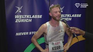 Josh Kerr 1500m 5th At The Zurich Diamond League [upl. by Akoek]