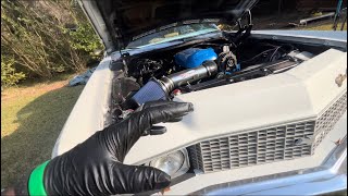 HOW TO LS SWAP A 73 CHEVY IMPALA THE EASY WAY IT WORKED [upl. by Lunna]