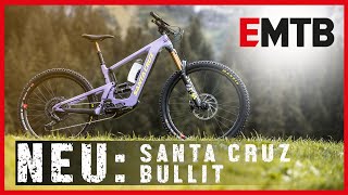 Santa Cruz Bullit Neues Enduro EMountainbike mit Shimano EP8 amp 170 mm für 2021 [upl. by Esinereb]