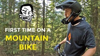 Lifelong BMX Rider tries mountain bike at Whistler [upl. by Uliram]