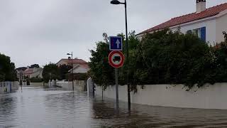 Inondation sur Noirmoutier [upl. by Yehsa]