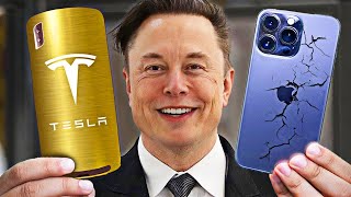 CELULAR TESLA MODEL PI VS IPHONE 13 PRO MAX APPLE  QUAL É O MELHOR [upl. by Nnylakcaj226]