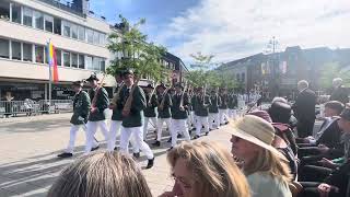 Schützenfest Willich 2024 Aufmarsch zur Parade mit dem BSMK Kleinenbroich [upl. by Nozicka]