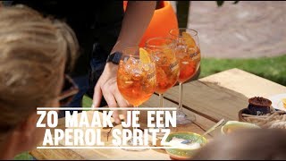 Zo maak je de Aperol Spritz cocktail [upl. by Annas]