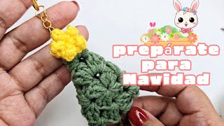 Teje lindo llavero a crochet [upl. by Nannoc388]